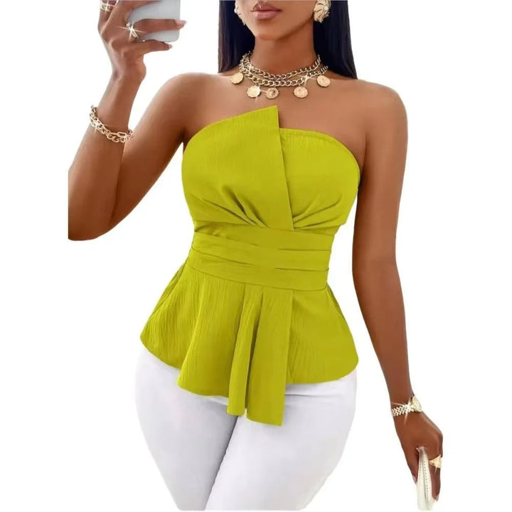 Bettina Peplum Bandeau Top