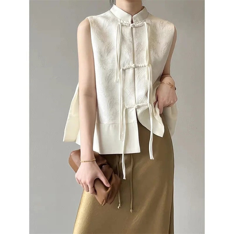 Dynasty Frog-Button Vest