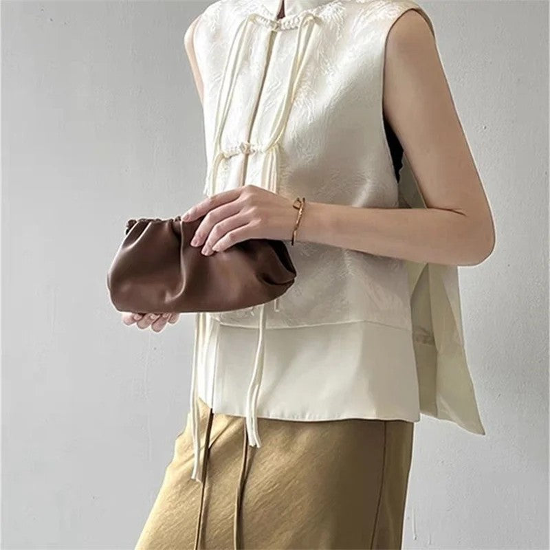Dynasty Frog-Button Vest