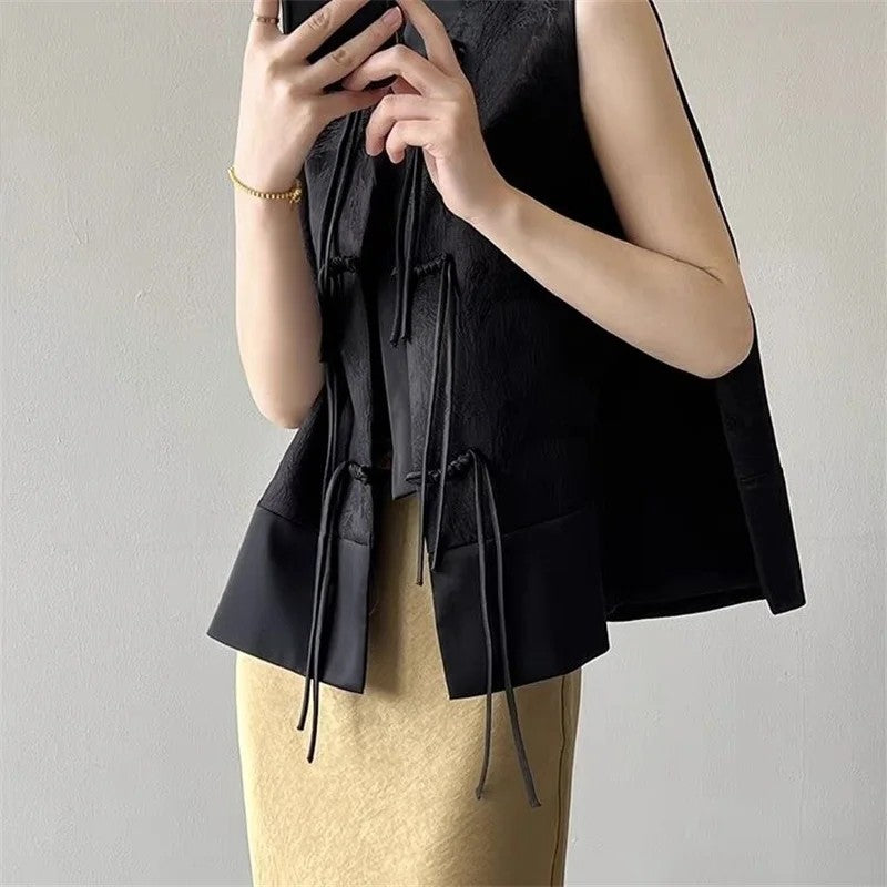 Dynasty Frog-Button Vest