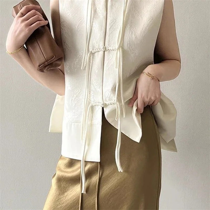 Dynasty Frog-Button Vest