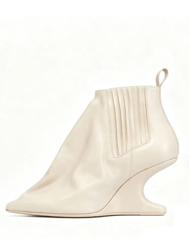 Cavalcade Sculpted Wedge Boots