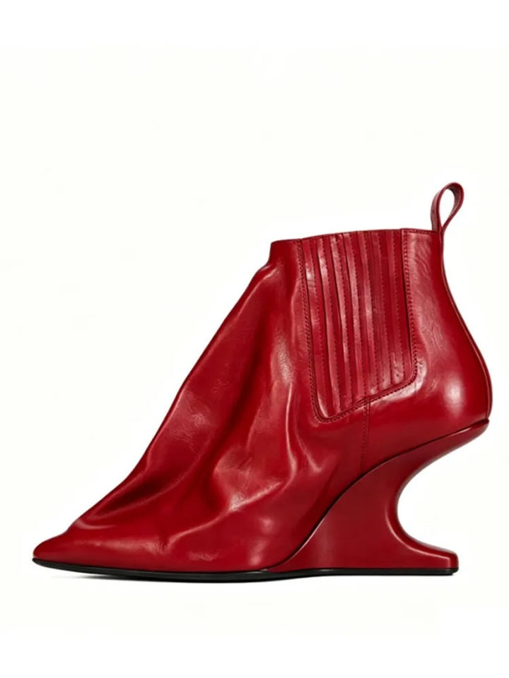 Cavalcade Sculpted Wedge Boots