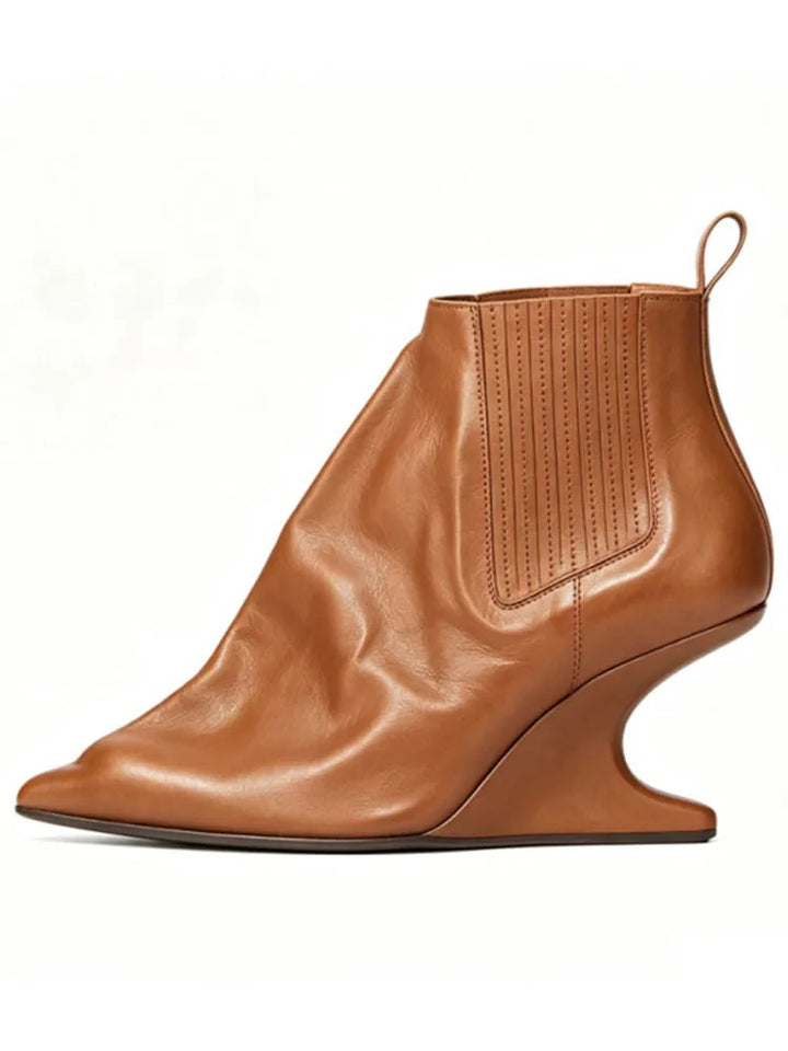 Cavalcade Sculpted Wedge Boots
