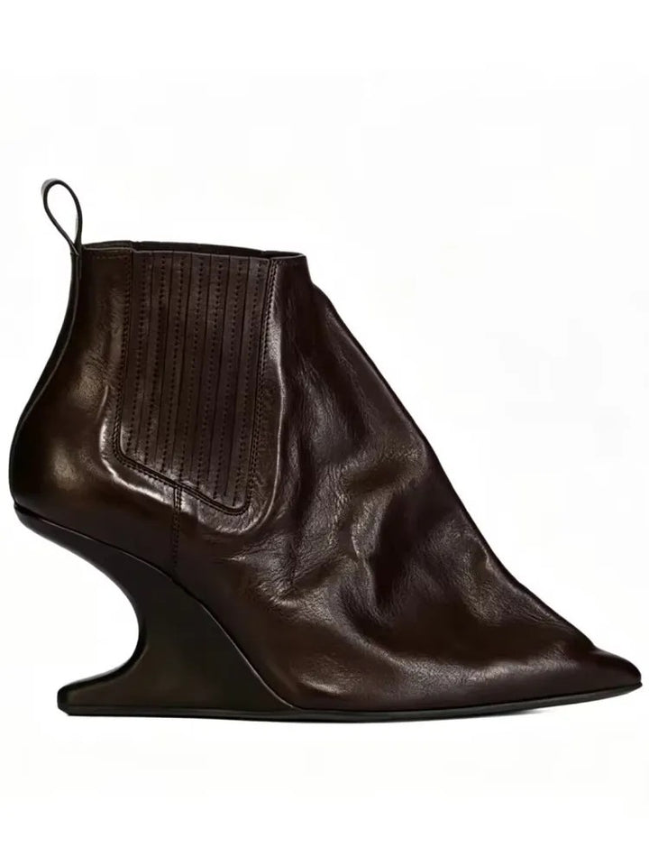 Cavalcade Sculpted Wedge Boots