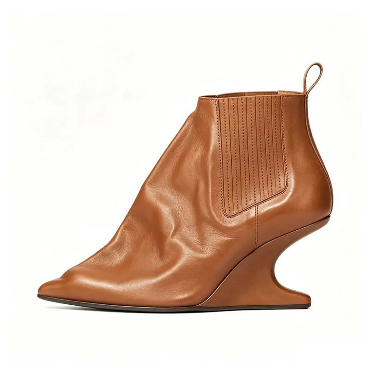 Cavalcade Sculpted Wedge Boots