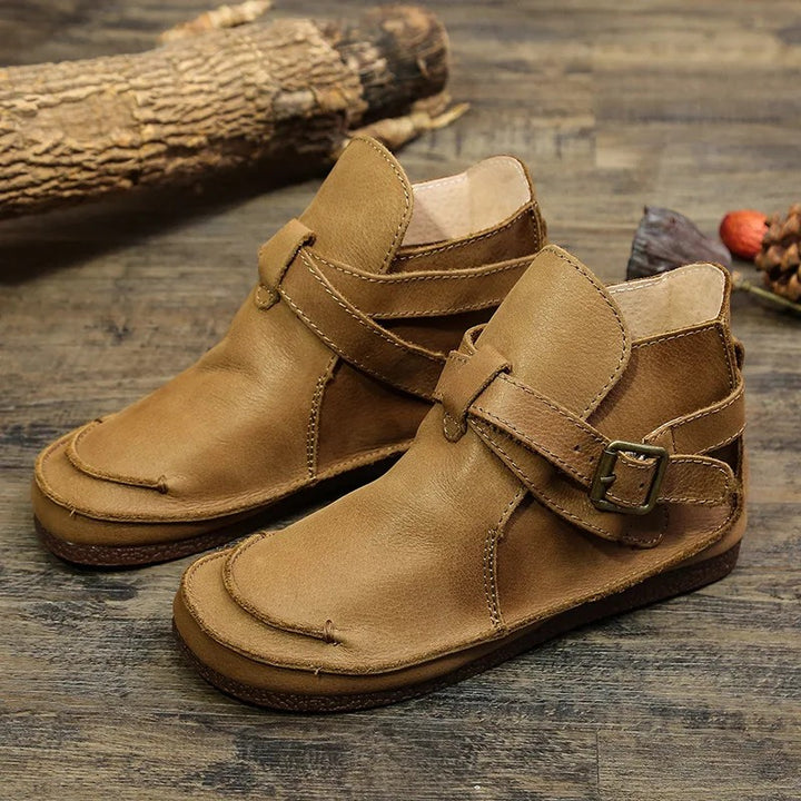Fiorenza Buckle Ankle Boots