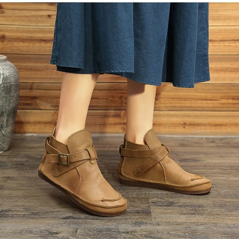 Fiorenza Buckle Ankle Boots
