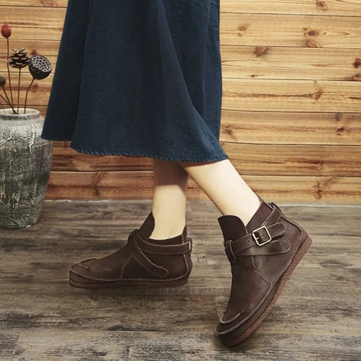 Fiorenza Buckle Ankle Boots