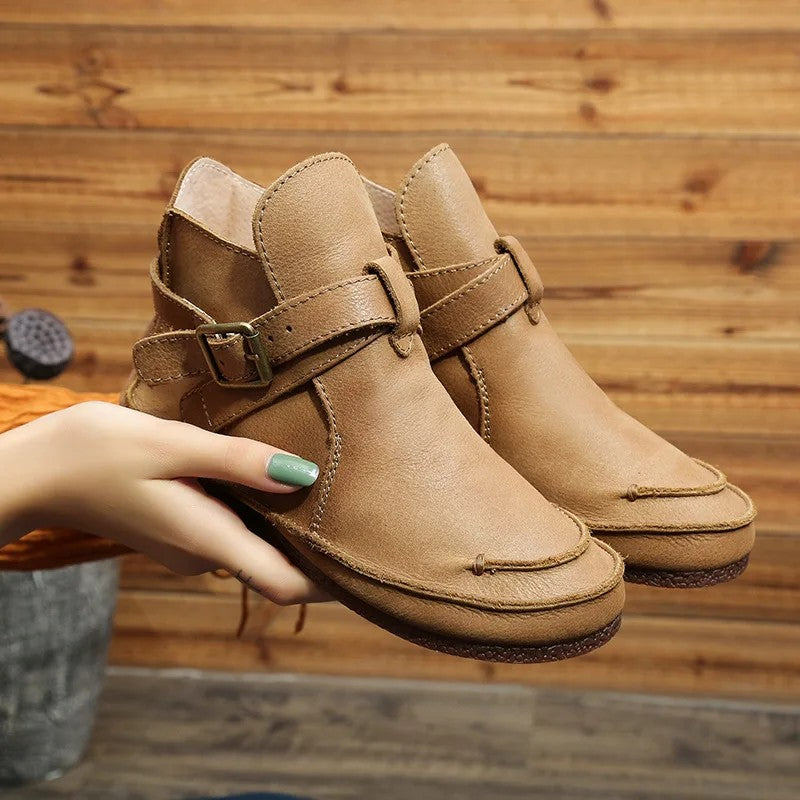 Fiorenza Buckle Ankle Boots