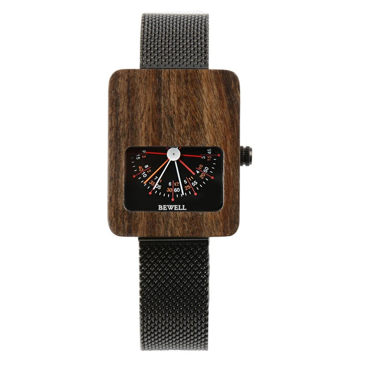 Compass Wood Dial Watch