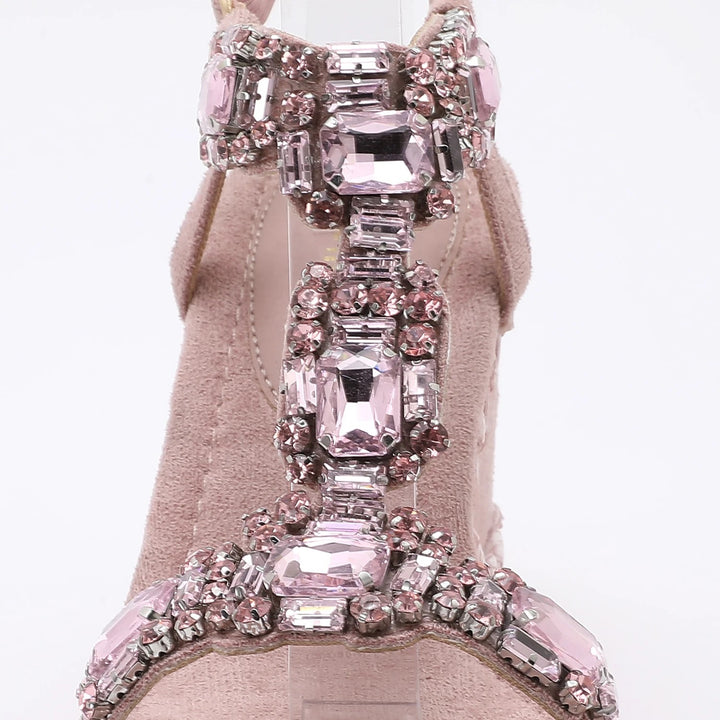 Gemmata Crystal T-Strap Wedges