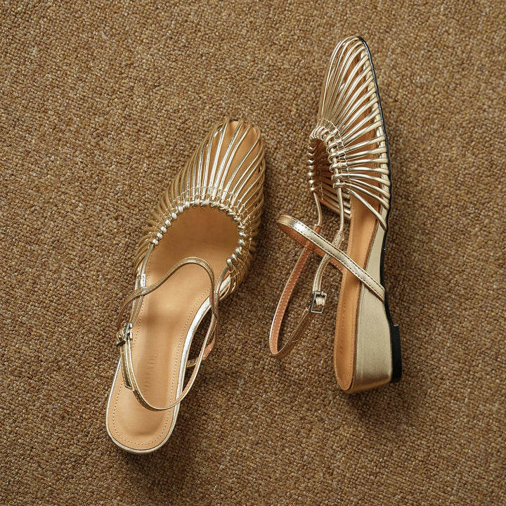 Vestala Caged Flats