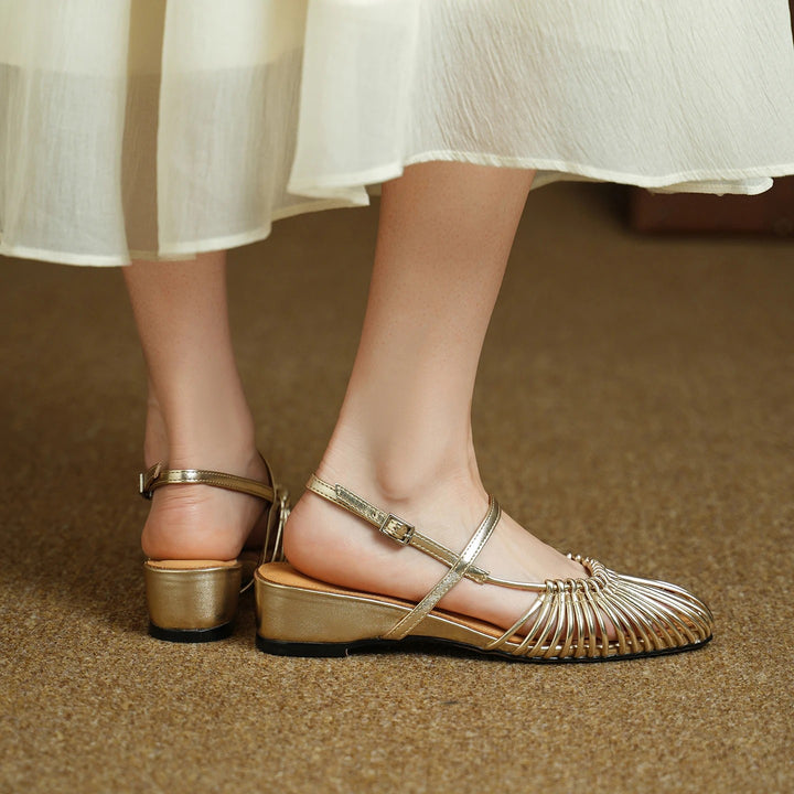 Vestala Caged Flats