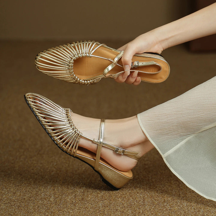 Vestala Caged Flats