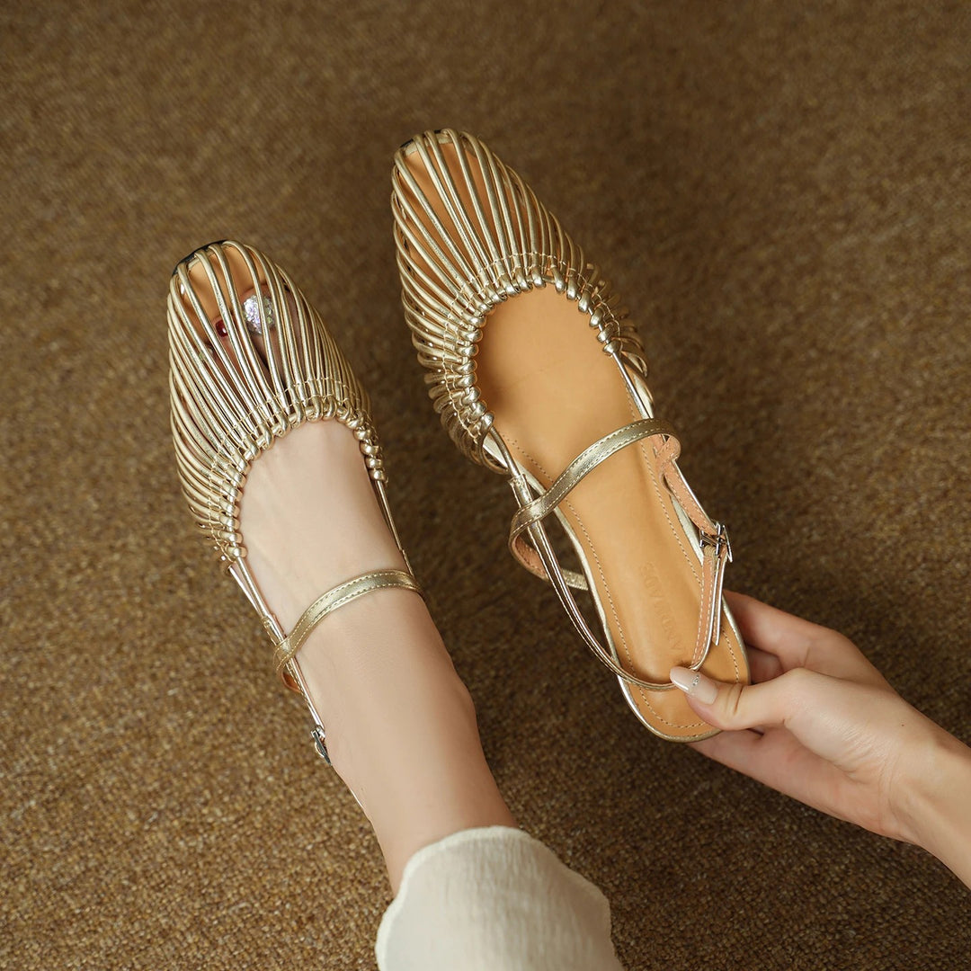 Vestala Caged Flats