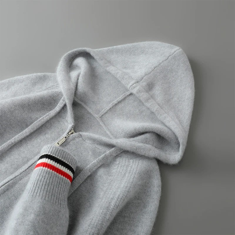 Ashbury Hooded Wool Cardigan