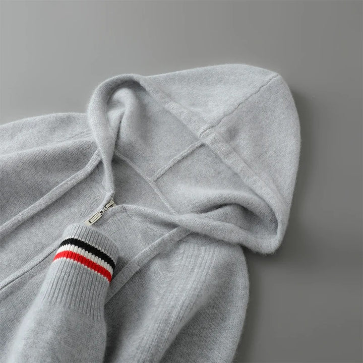 Ashbury Hooded Wool Cardigan