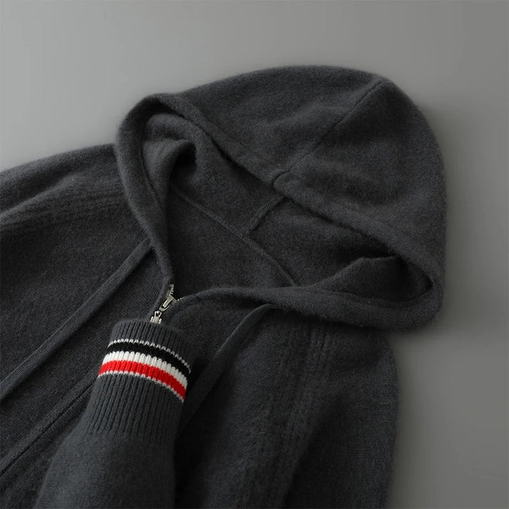 Ashbury Hooded Wool Cardigan