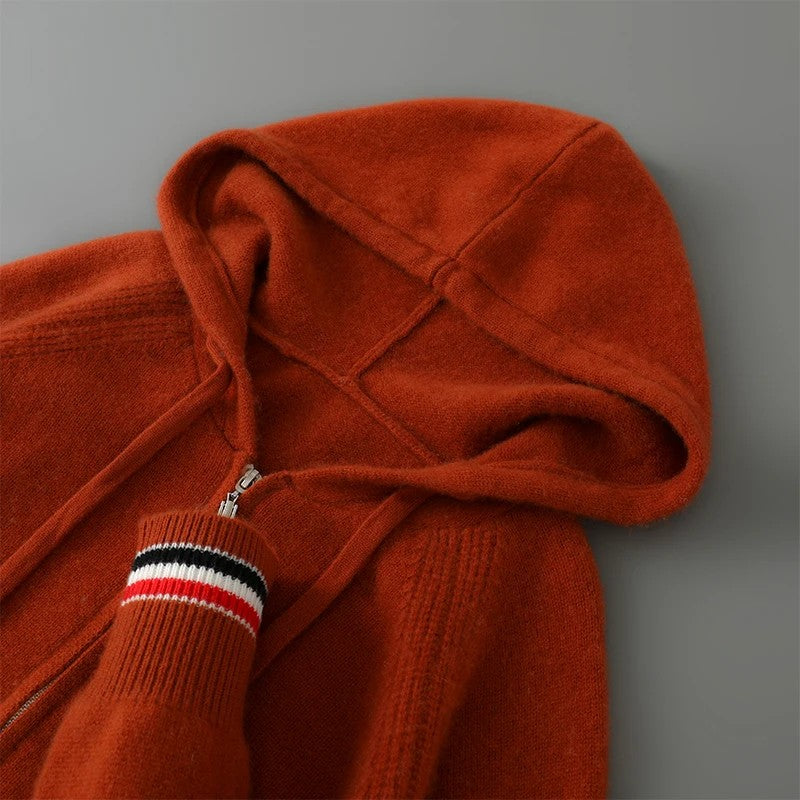 Ashbury Hooded Wool Cardigan