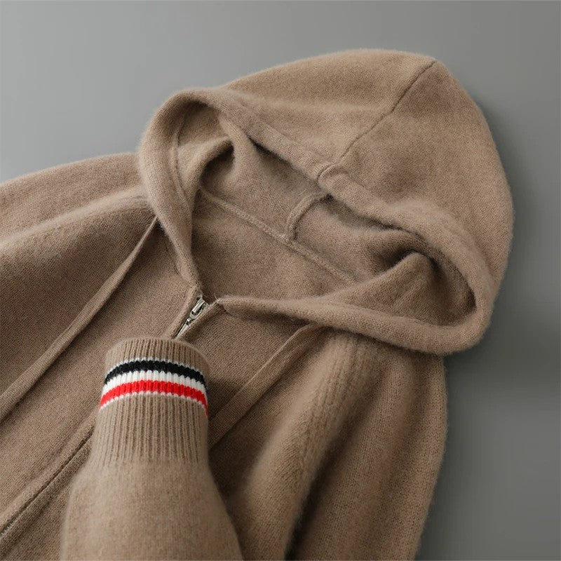 Ashbury Hooded Wool Cardigan