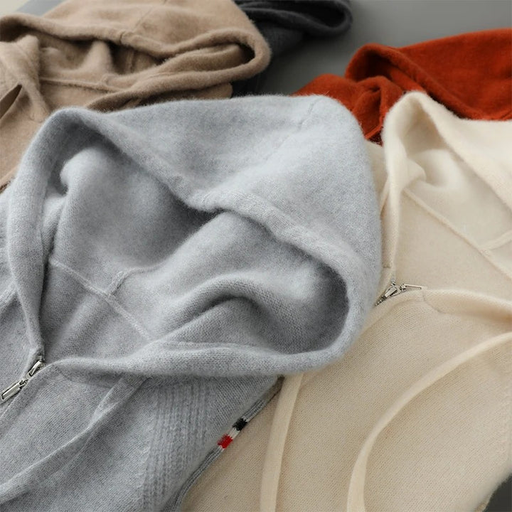 Ashbury Hooded Wool Cardigan