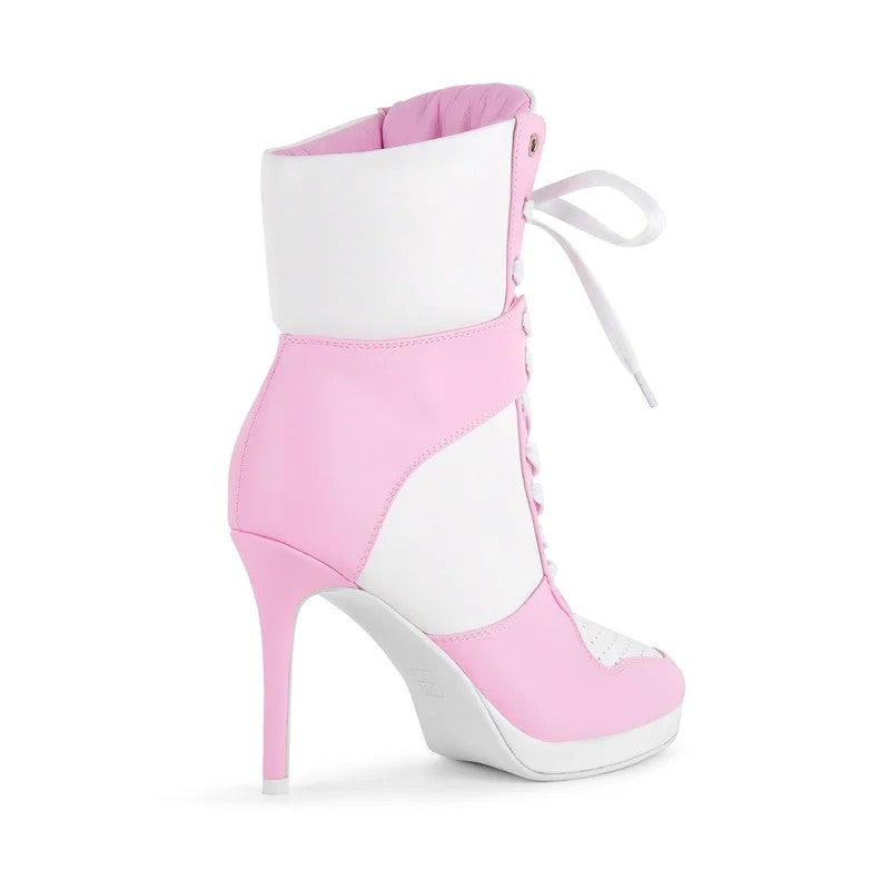 Ringside Lace-Up Stiletto Boots