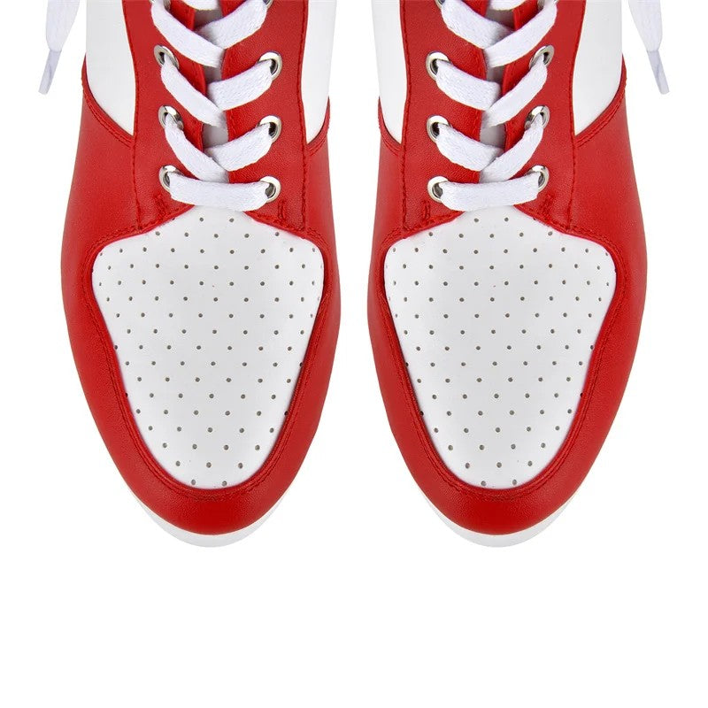 Ringside Lace-Up Stiletto Boots