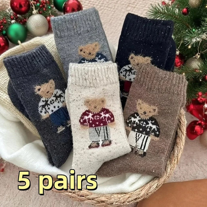 Storybook Bear Wool Socks