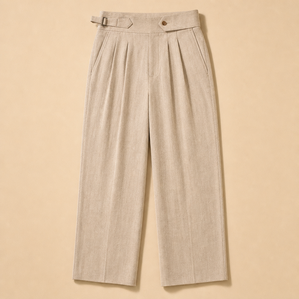 Napoli Buckle Trousers — 01_clean_hero_flatlay