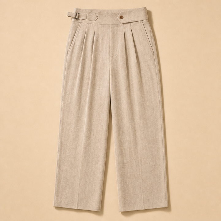 Napoli Buckle Trousers — 01_clean_hero_flatlay