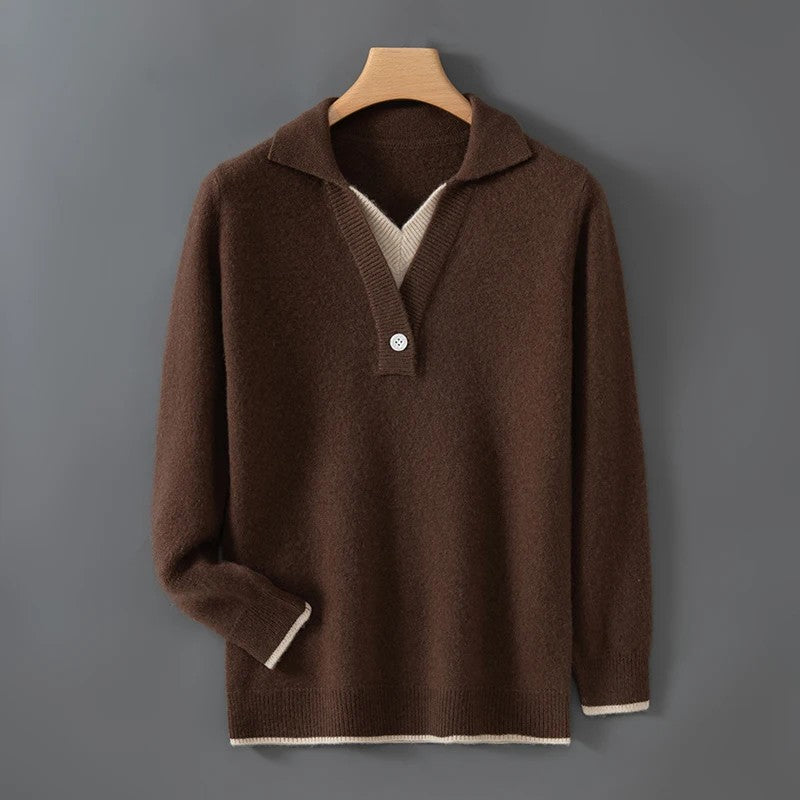 Ashford Layered Wool Sweater