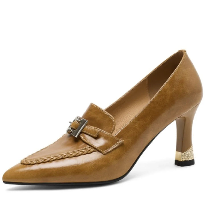 Contessa Buckle Loafer Pumps
