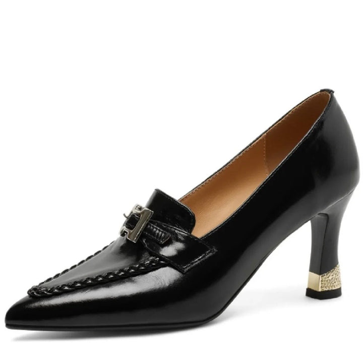 Contessa Buckle Loafer Pumps