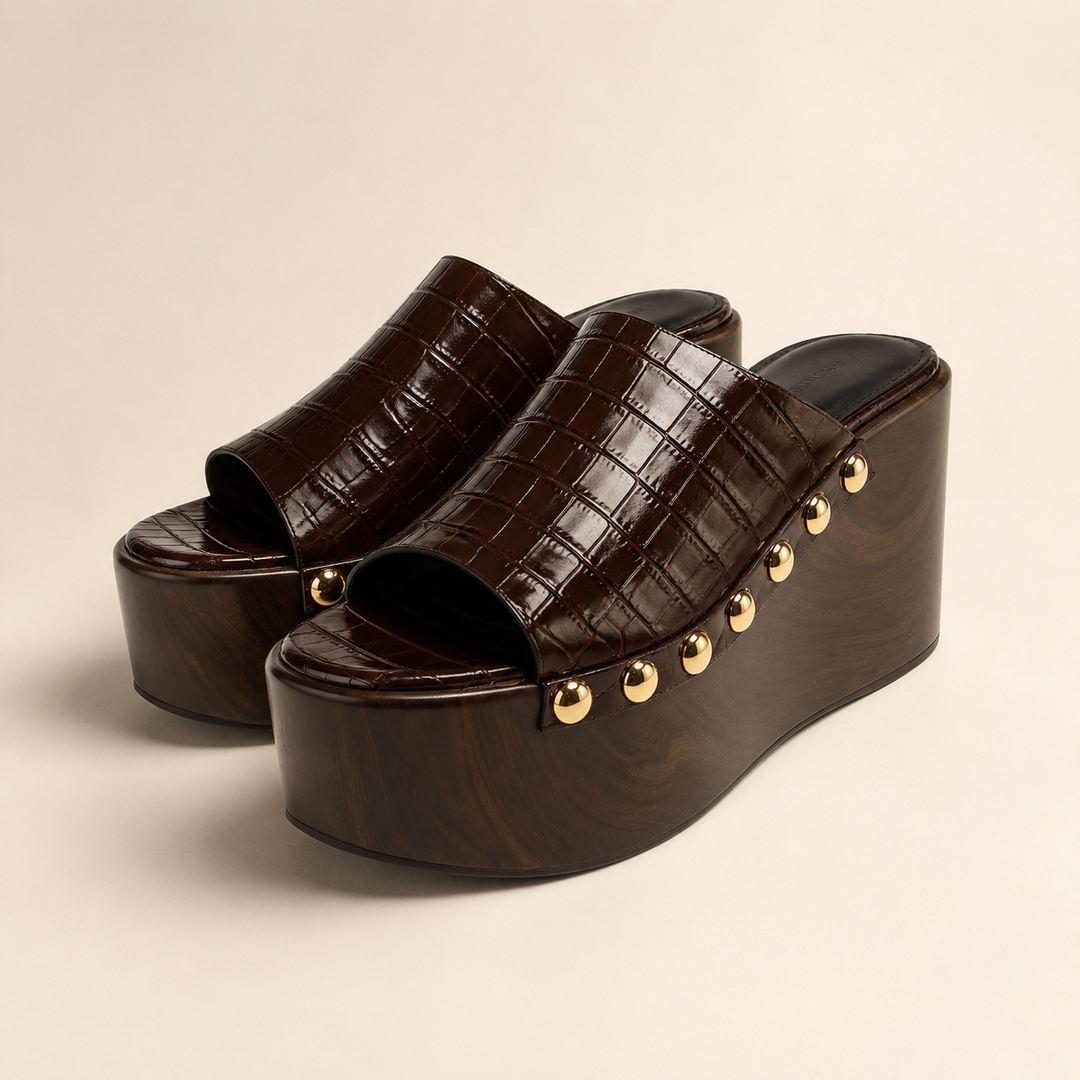 Brindle Studded Platform Mules — 01_clean_hero_studio