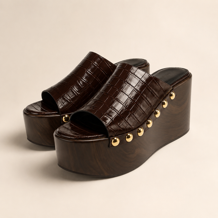 Brindle Studded Platform Mules — 01_clean_hero_studio