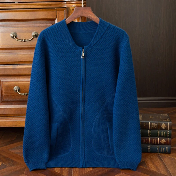 Bramwell Waffle Wool Cardigan