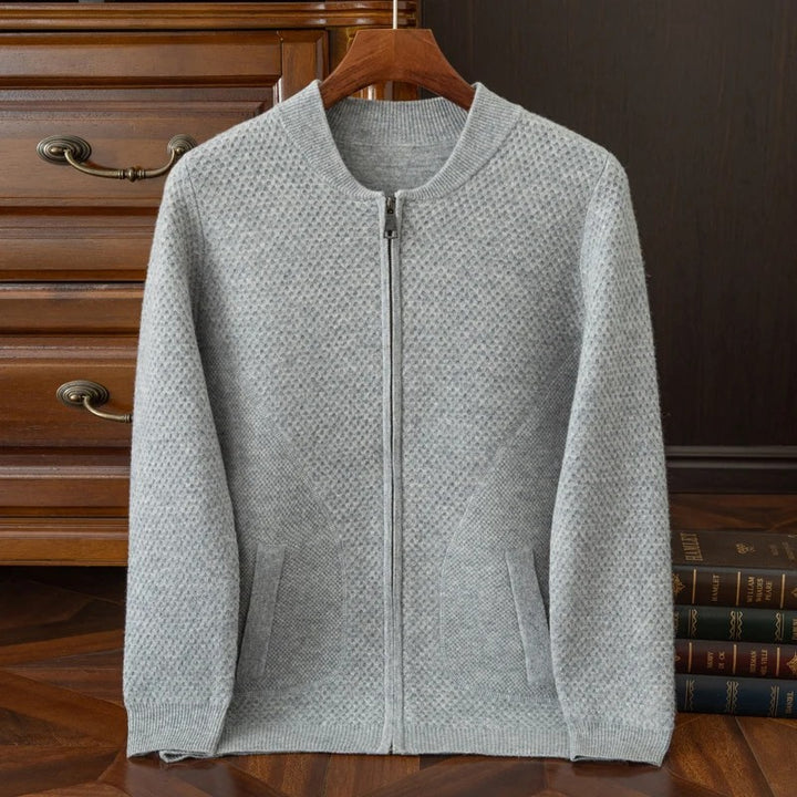 Bramwell Waffle Wool Cardigan