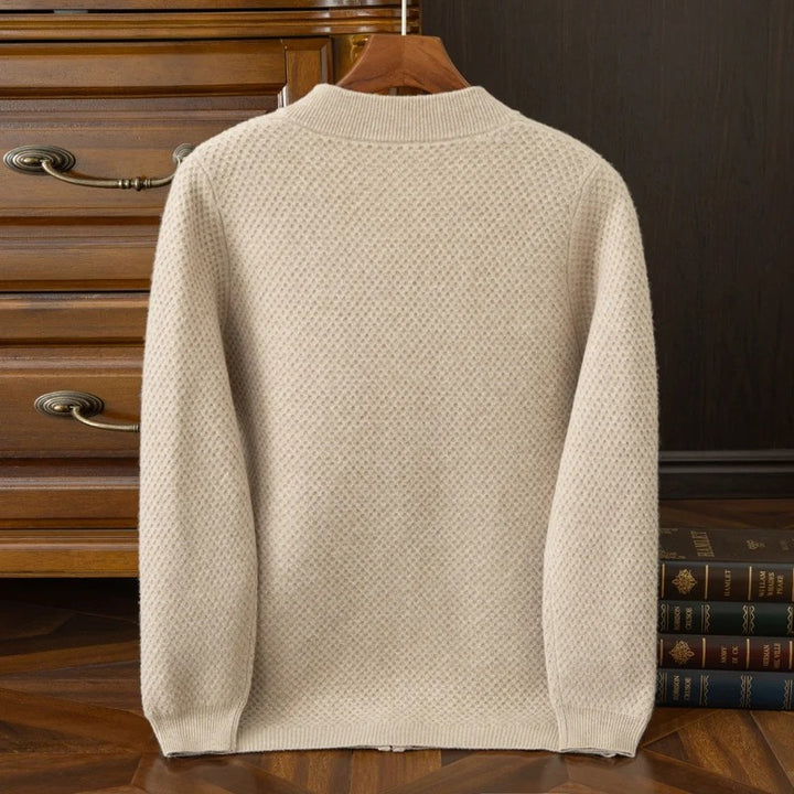 Bramwell Waffle Wool Cardigan