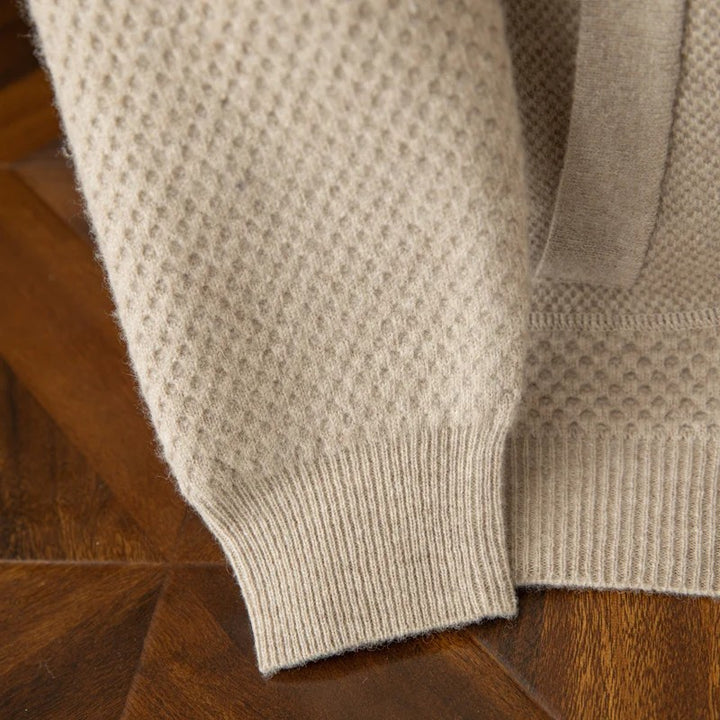 Bramwell Waffle Wool Cardigan