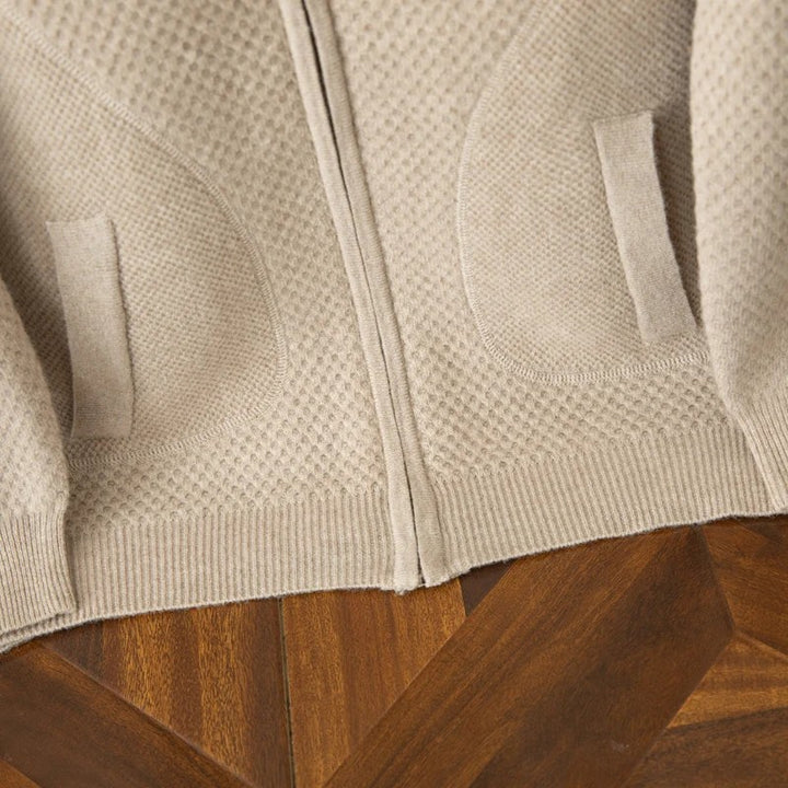 Bramwell Waffle Wool Cardigan