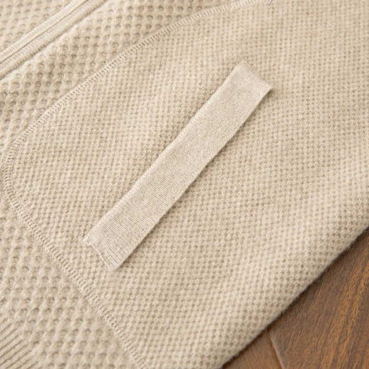 Bramwell Waffle Wool Cardigan