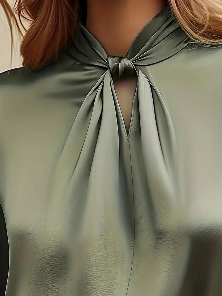 Elara Twist-Knot Blouse