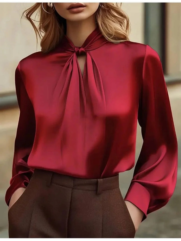 Elara Twist-Knot Blouse