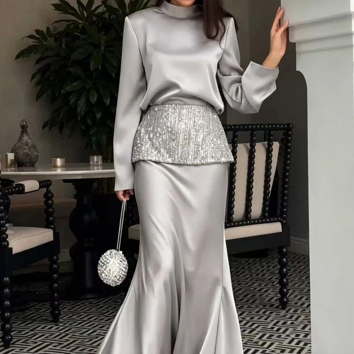 Ballroom Sequin Satin Set
