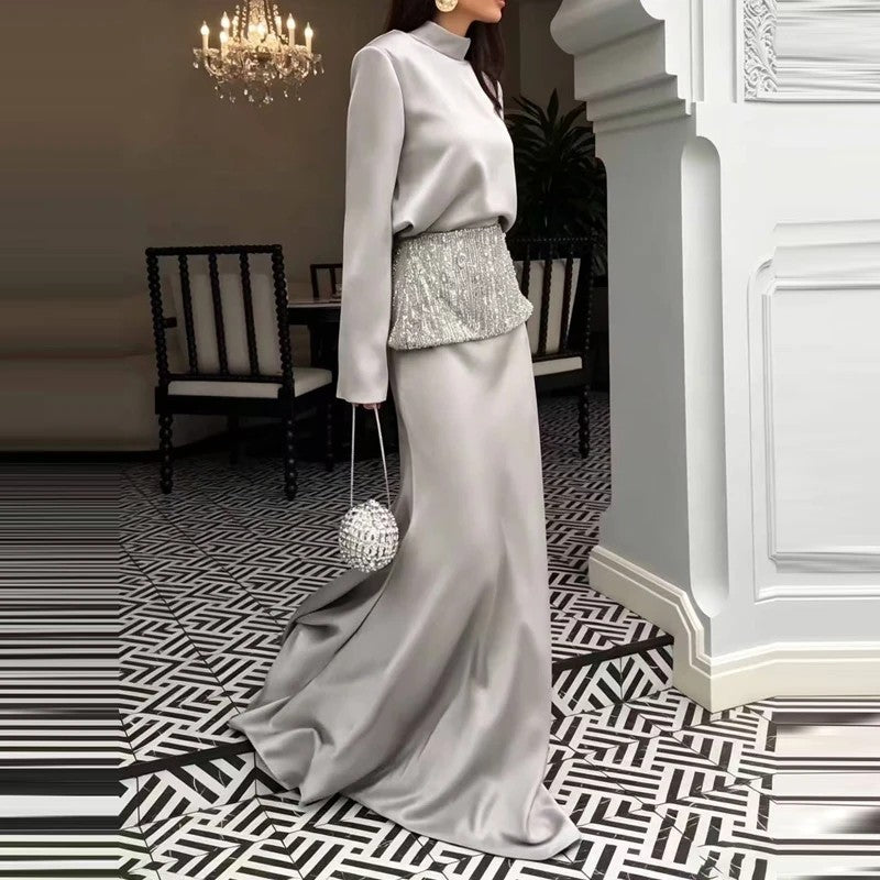 Ballroom Sequin Satin Set