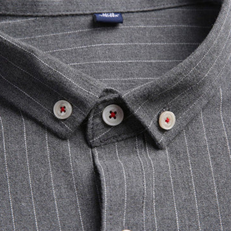 Cole Pinstripe Cotton Shirt