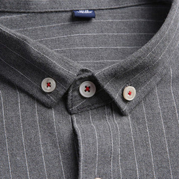 Cole Pinstripe Cotton Shirt