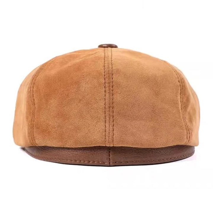 Newsboy Suede Leather Cap