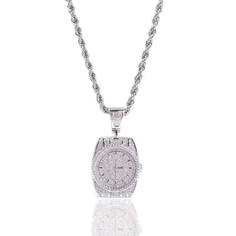 Carat Watch Pendant Necklace